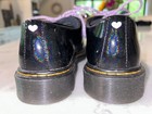 Dr. Martens Oxfords black galaxy shimmer patent *pink laces & hearts size 5.5-6 — photo 7