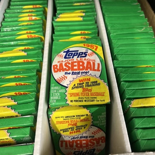 1987 Topps Baseball Wax Pack - Sealed Bonds Jackson + 17 Cards Per Pack