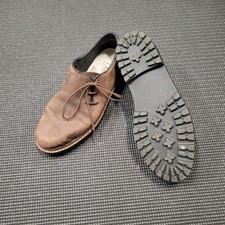 Rieker Antistress Women's US 7.5 Brown Leather Side-Lace Shoes Used