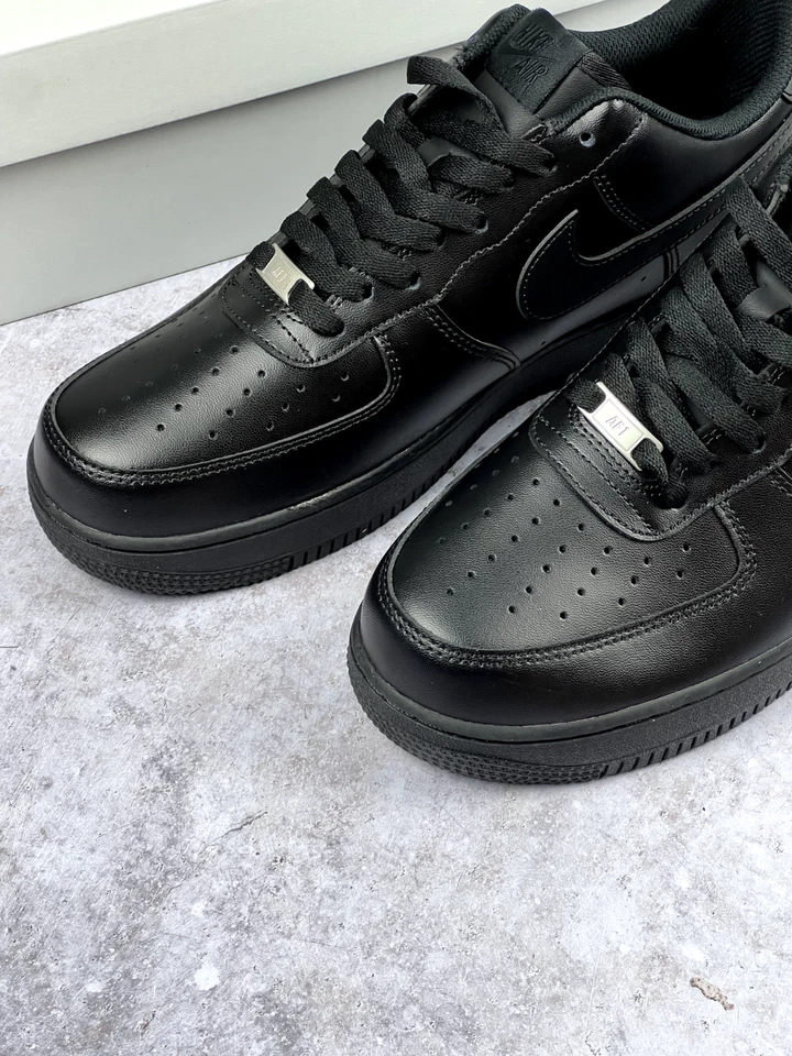 Multiple Sizes - Nike Air Force 1 '07 Low Triple Black | 24HR SHIP | SAME DAY - Image 4 of 4