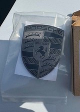 Genuine Porsche Porsche Exclusive Turbonite Front Crest Emblem 911 95C-853-601-A