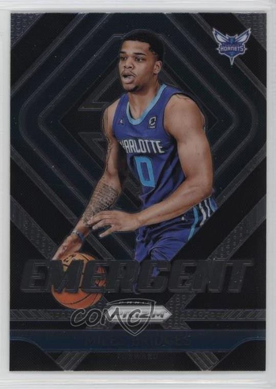 2018-19 Panini Prizm Emergent Miles Bridges #12 Rookie RC 1jj7