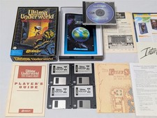 Ultima Underworld: The Stygian Abyss CIB IBM PC 3.5"  Underworld 2 CD - NICE 