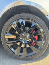 Skoda Fabia VRs Mk2 Gigaro Alloy Wheels In Black X4 205/40R17