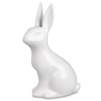 Dekofigur Hase Klassik Sitzend Weiß H. 32Cm Keramik Formano Wa