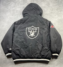 Vintage Reebok LA Oakland Raiders Jacket Size 2XL Hooded