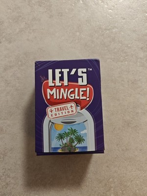 LET'S MINGLE! Travel Edition Conversation Cards Game for Families & Friends