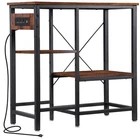 Heavy-Duty 400LBS Aquarium Stand with 2 Adjustable Storage Shelves