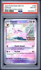 Espeon 086/197 Obsidian Flames Best Buy Exclusive Stamped Promo