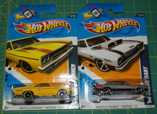 2x - 2012 Hot Wheels Muscle Mania - Mopar - 70 Road Runner 68 Dodge Dart 2x - 2012 Hot Wheels Muscle Mania - Mopar - 70 Road Runner 68 Dodge Dart