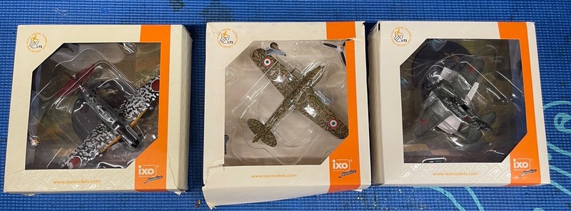 IXO Models Jr. 1/72 WWII Fighter Planes (3) Total