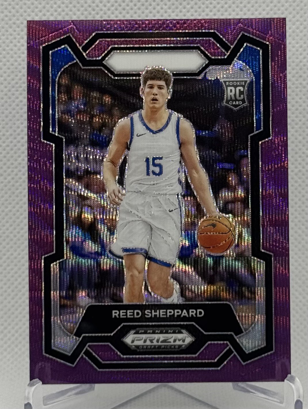 2024-25 Panini Prizm Draft Picks - Reed Sheppard #21 Purple Wave Prizm (RC)
