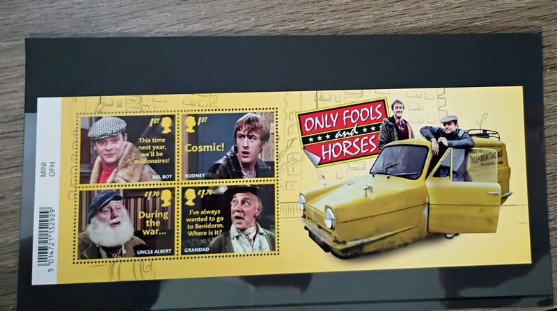 Royal Mail QEII 2021 Only Fools and Horses Mini Sheet MS4485 MNH