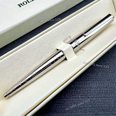 NEW ROLEX Silver Scribe Pen - Platinum Cut, Limited Edition Exclusive VIP Gift
