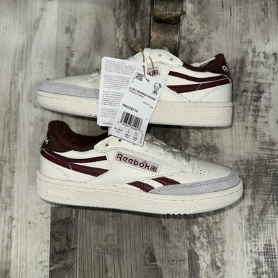 Reebok Club C Revenge Vintage us size 4 white / maroon