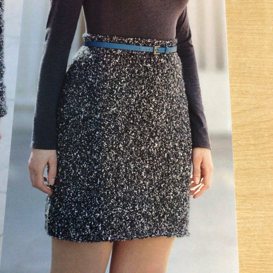 Sirdar Bouffle Chunky Sweater & Skirt Knitting Pattern Sizes 32-42” 7391 - Image 3 of 4