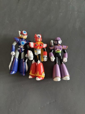 2004 Mega Man Poseable Mini Action Figures Jazwares Inc. Capcom - Lot of 3