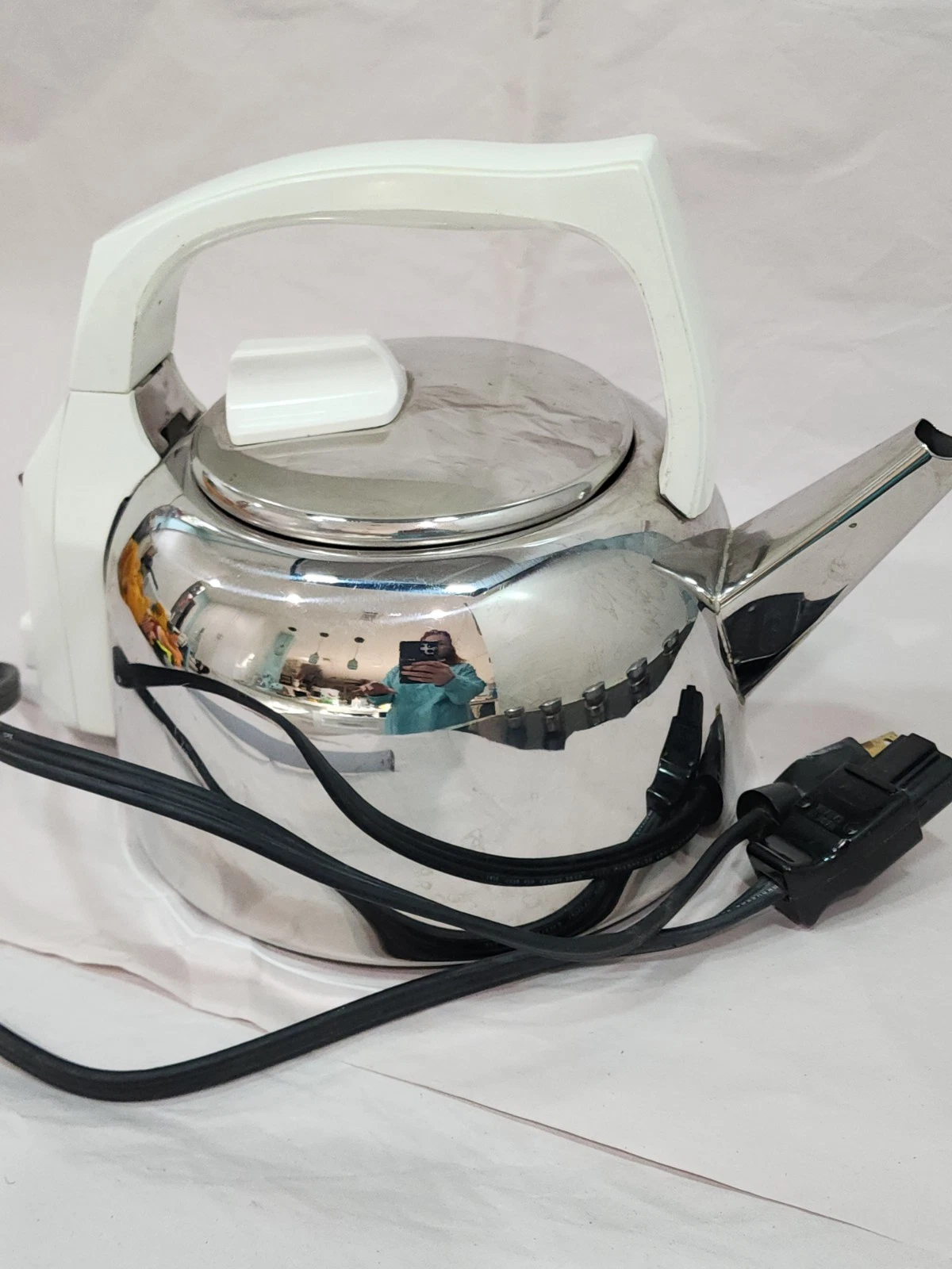 Vintage Russell Hobbs C330 Series Stainless Steel Electric Kettle Tested