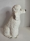 Vintage 1984 White Poodle Statue 12” Universal Statuary Corp #323 USA Retro — photo 2