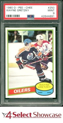 1980 O-PEE-CHEE #250 WAYNE GRETZKY OILERS HOF PSA 9