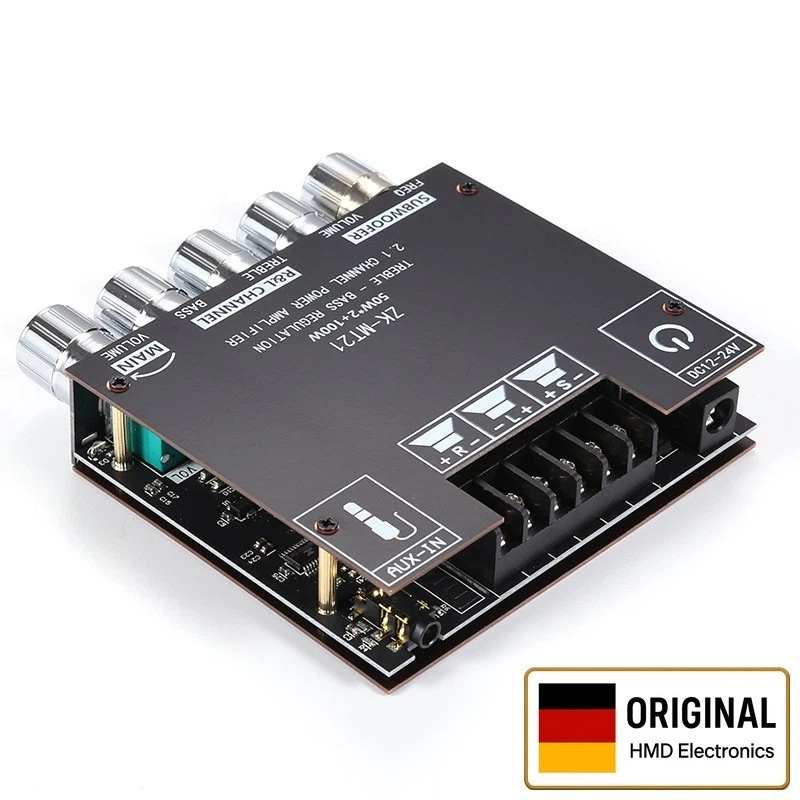 ZK-MT21 2.1 Bluetooth 5.0 Audio-Verstärker 2x50W+100W Subwoofer Board - Bild 3 von 4