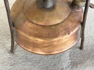 Réchaud Camping Vintage Radius Ltd No.5, Laiton, Kérosène, Fabriqué En Suède