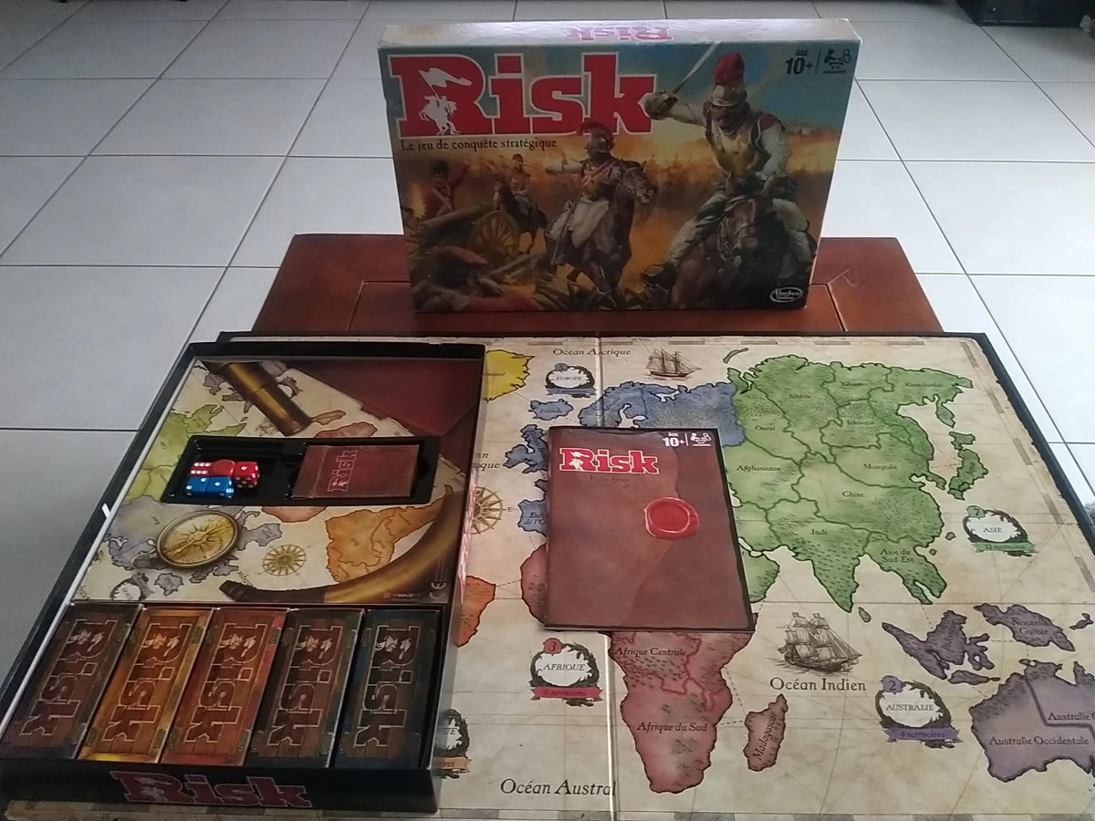 JEU DE SOCIÉTÉ RISK Le Jeu de Conquête Stratégique ! Hasbro Neuf Sous