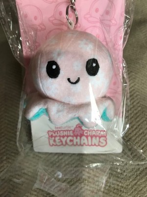 Teeturtle Plushie Charm Keychains  NEW NIP - Pink Octopus