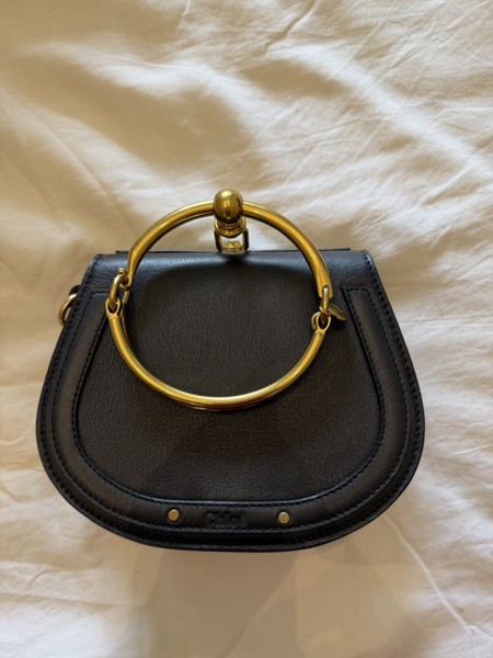 Authentic CHLOE Nile Small Bracelet Leather Bag