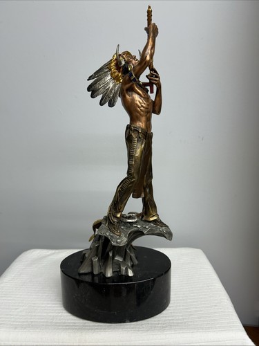 Vintage Chilmark Fine Pewter “To The Great Spirit” Gray Elk A Prayer For Peace