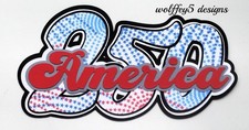 CRAFTECAFE 250 AMERICA TITLE paper piecing scrapbook diecut piece 3d page ALbum