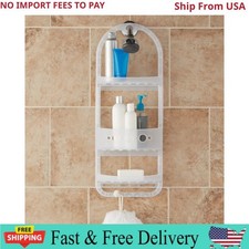 Mainstays Large Over the Shower Caddy with Shelves and Deep Basket, Heavy Duty