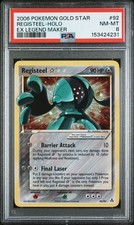 2006 Pokemon EX Legend Maker 92 Registeel Holo Gold Star PSA 8 NEW CERT on eBay