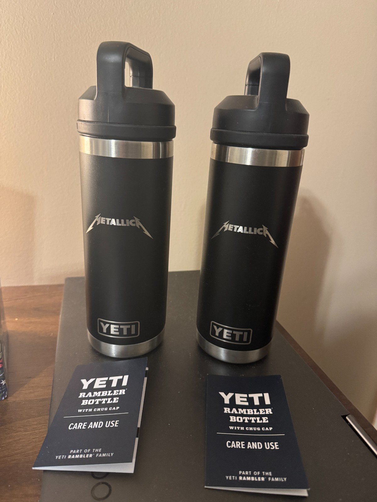 Metallica M72 New Black Yeti Rambler 18oz Enhanced Experience 2025 Tour