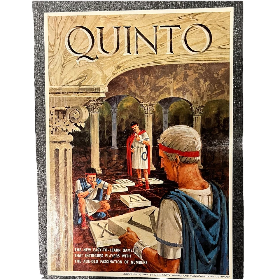 Lot of 4 VTG 3M Bookshelf Games Point of Law, Quinto, Stocks & Bonds, and Image! - Image 4 of 4