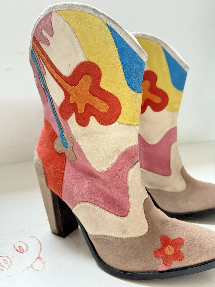 Botas Diesel, Vintage Únicas 😎 Talla 38 Multicolor Para Mujer 👢 - Imagen 2 de 4
