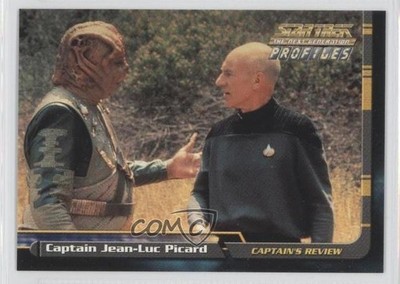 2000 Skybox Star Trek: The Next Generation Profiles Captain Jean-Luc Picard 2d8
