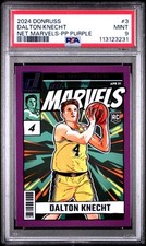 Dalton Knecht 2024-25 Panini Donruss Net Marvels #3 Purple Press Proof RC PSA 9