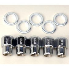 Weld Rt-s Rts Open Shank Lug Nuts And Washers Ford 5x4.5 12-20rh Open 15