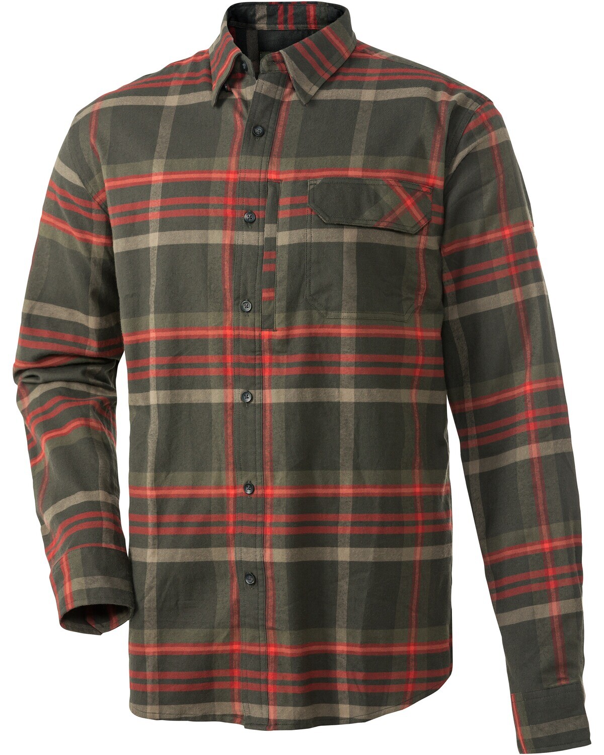 Парфорс Ягдхемд Рубино Рундхальс Лангарм Кариерт Херрен НОЙ 12290₽