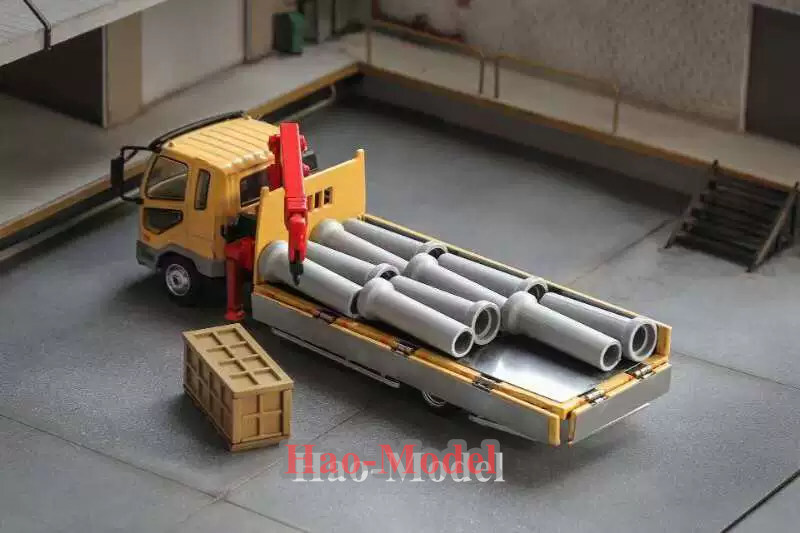GCD 1:64 Mitsubishi FUSO Crane arm truck Alloy Diecast Model Car