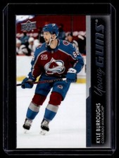 2021-22 Upper Deck Young Guns Kyle Burroughs Rookie #206 Colorado Avalanche