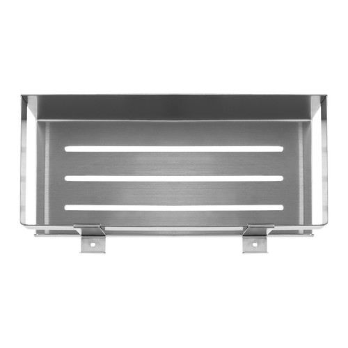 Bathroom Shower Caddy Shelf Organiser No Drill Wall Mounted Shelves with Hooks - Picture 13 of 14