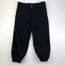 Rip-It Girls Activewear Exclusive Softball Black Game Pants Kids Size L