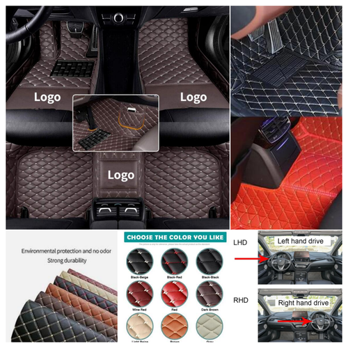 For Ford Mustang Coupe Convertible Car Floor Mat Luxury Custom Waterproof Carpet - Picture 9 of 24