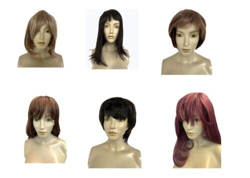 3 Pack Women's Hair Wig Synthetic Long Short Curly & Straight Hair Wigs Ladies - Picture 1 of 1