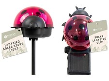 Ladybird Luces de Estaca Solares Adornos