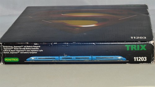 Spur N Minitrix 11203 Superman ICE 3 Starter Set DC DCC D&H Decoder SUPER SELTEN / - Bild 11 von 13