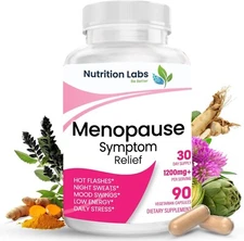 Menopause Support Supplement for Women, 8 Billion CFU Probiotic, 14-in-1 Herb...