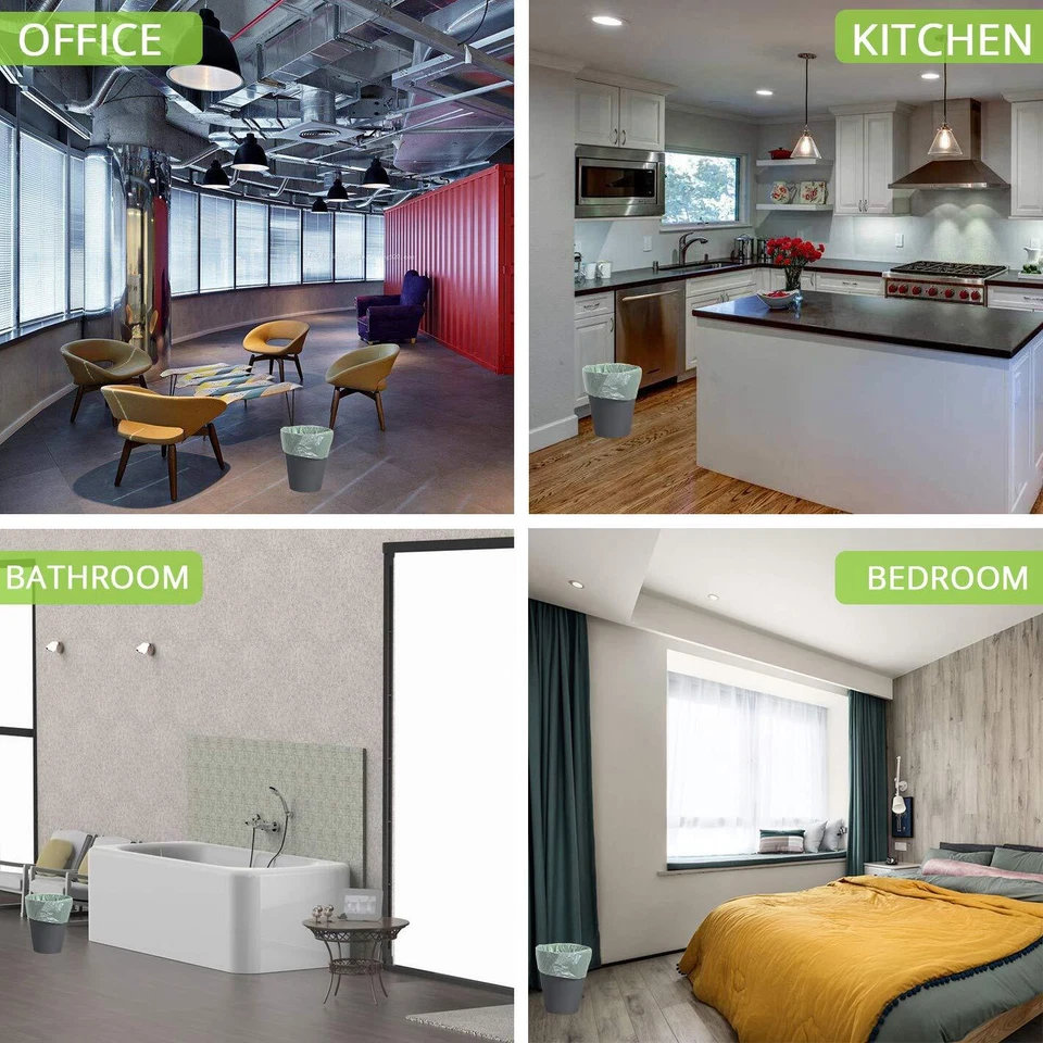 2 Gallon Compostable Trash Bags Small Biodegradable Garbage Bags 7.5 Liters Wast - Image 4 of 4